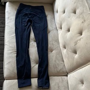 Lululemon high rise leggings navy size 6